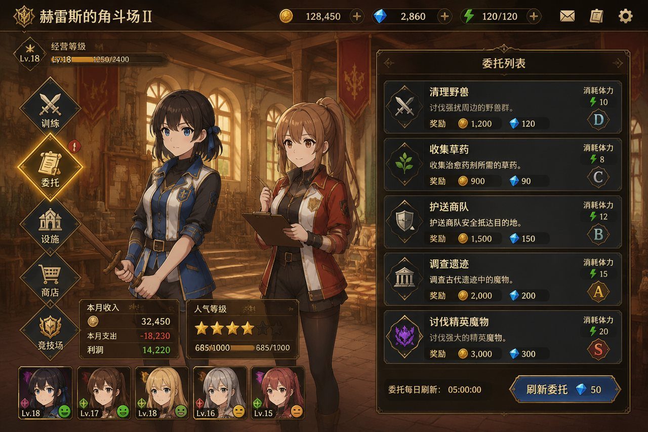 赫雷斯的角斗场Ⅱ 角色培养 展示图 4