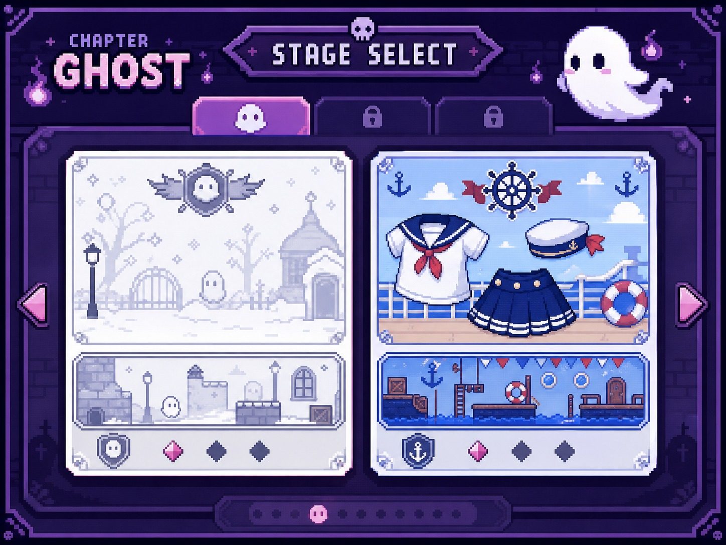 色情猜拳GHOST篇 像素风格 资料图 2